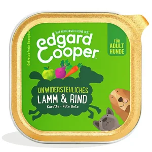 Highlight Sparpaket 11 x 150 g Edgard & Cooper Adult Lamm & Rind Hunde Nassfutter